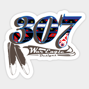 307 (Gray) Sticker